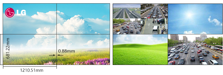 0.88mm拼接屏顯示效果怎么樣?