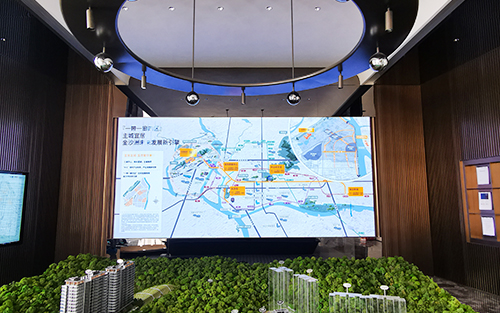 售樓處小間距led顯示屏應用